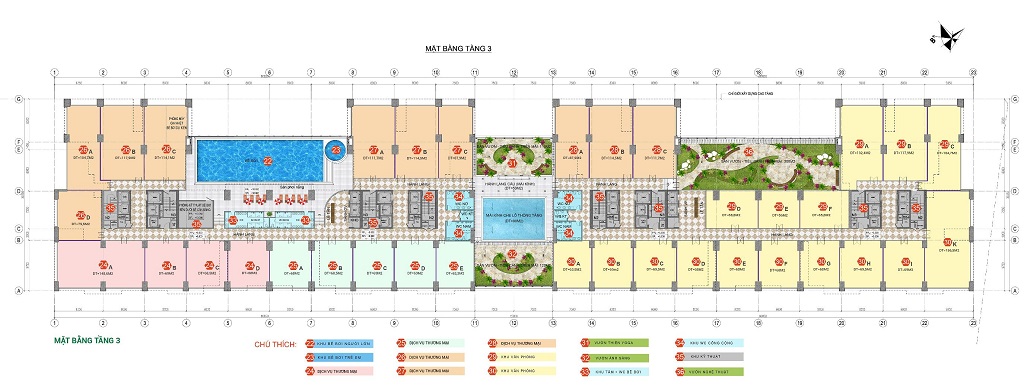 MB Thương Mại Phương Đông Green Park – Tầng 3