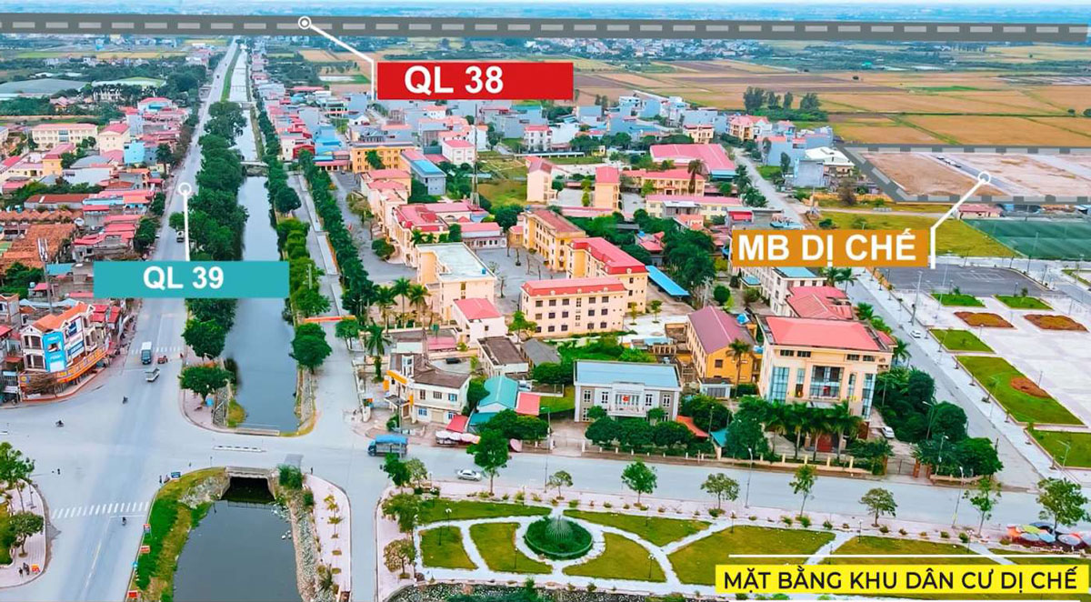 Đất nền Đấu giá Dị Chế liền kế Trung tâm Hành chính Tiên Lữ