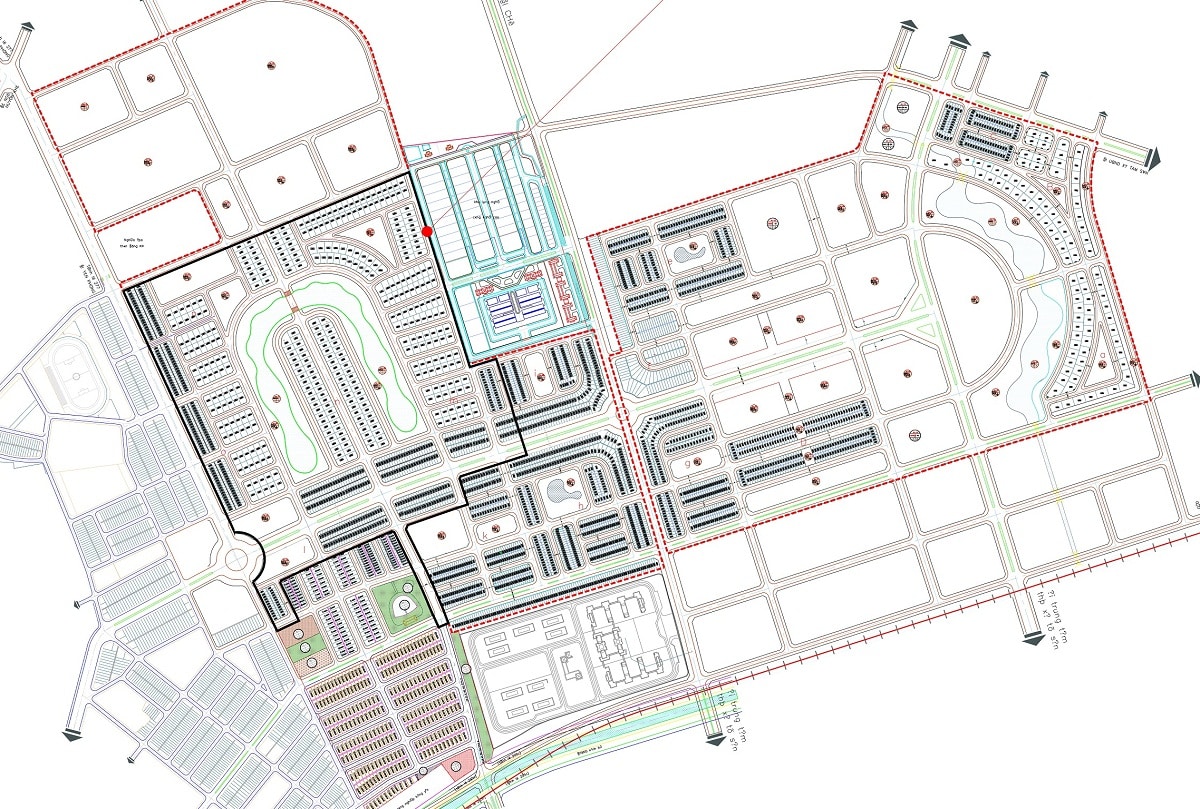Mặt bằng phân lô Đất nền Nam Hồng Đồng Kỵ
