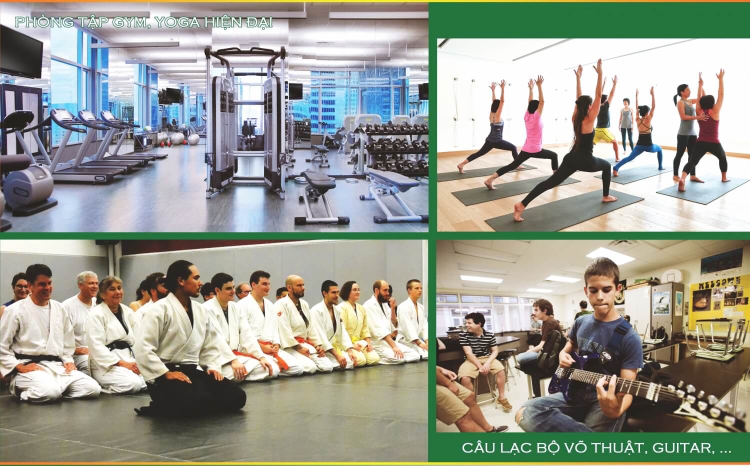 Phòng gym chung cư Rose Town