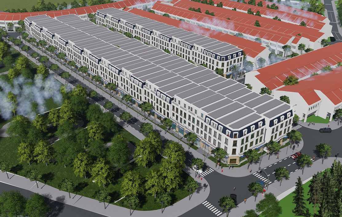 Phối cảnh Shophouse Sapa Garden Hill