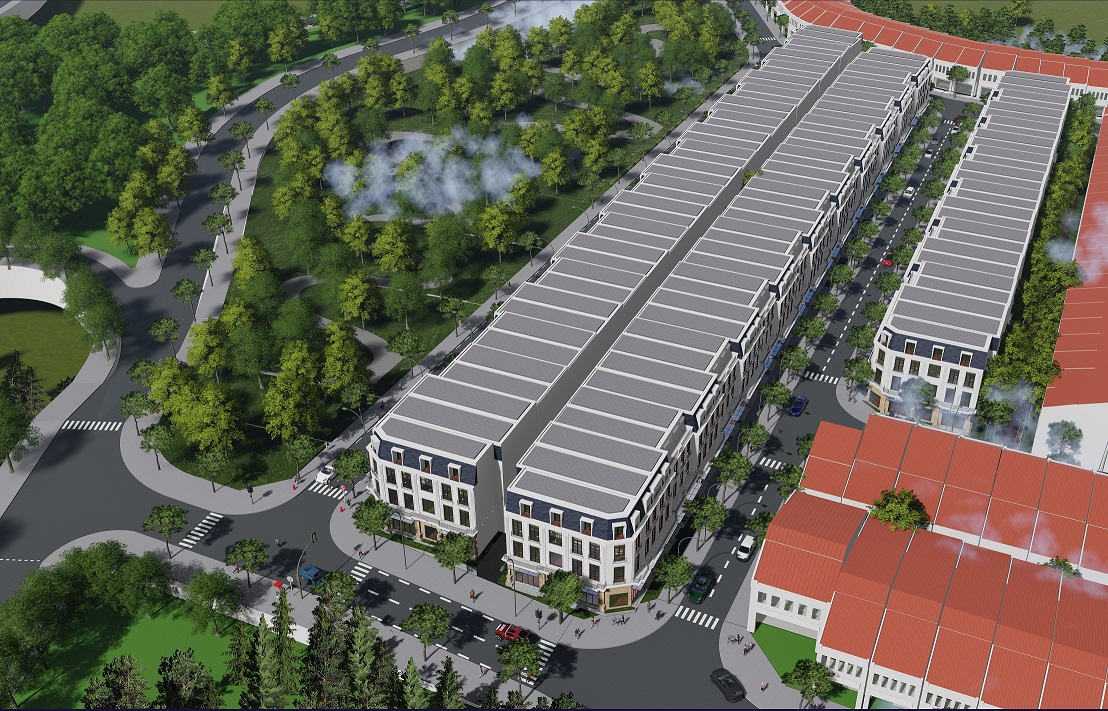 Phối cảnh Shophouse Sapa Garden Hill