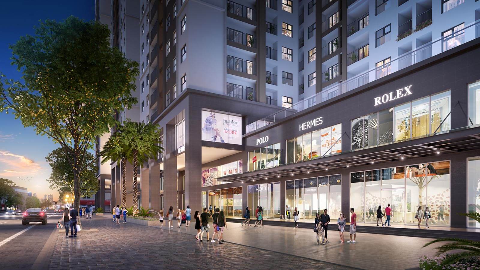 Trung tâm kinh doanh sầm uất